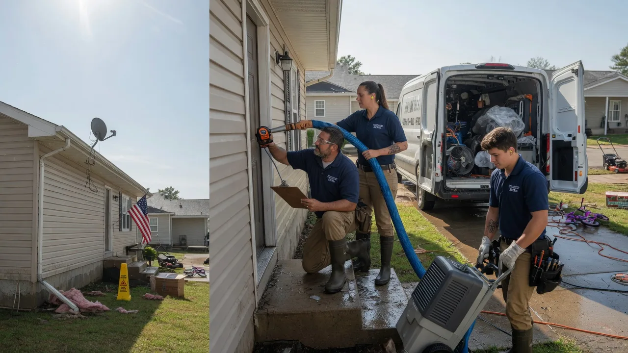 Ceiling Water Damage Restoration in Organ, NM near me